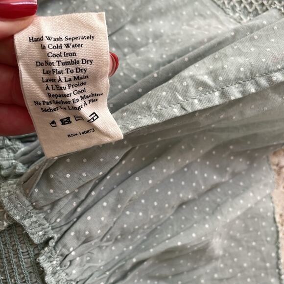 Love Shack Fancy Aveline Dress Seaglass - Picture 16 of 16